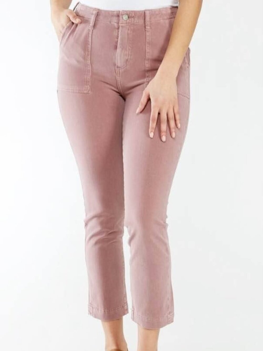 SILVER jeans utility crop